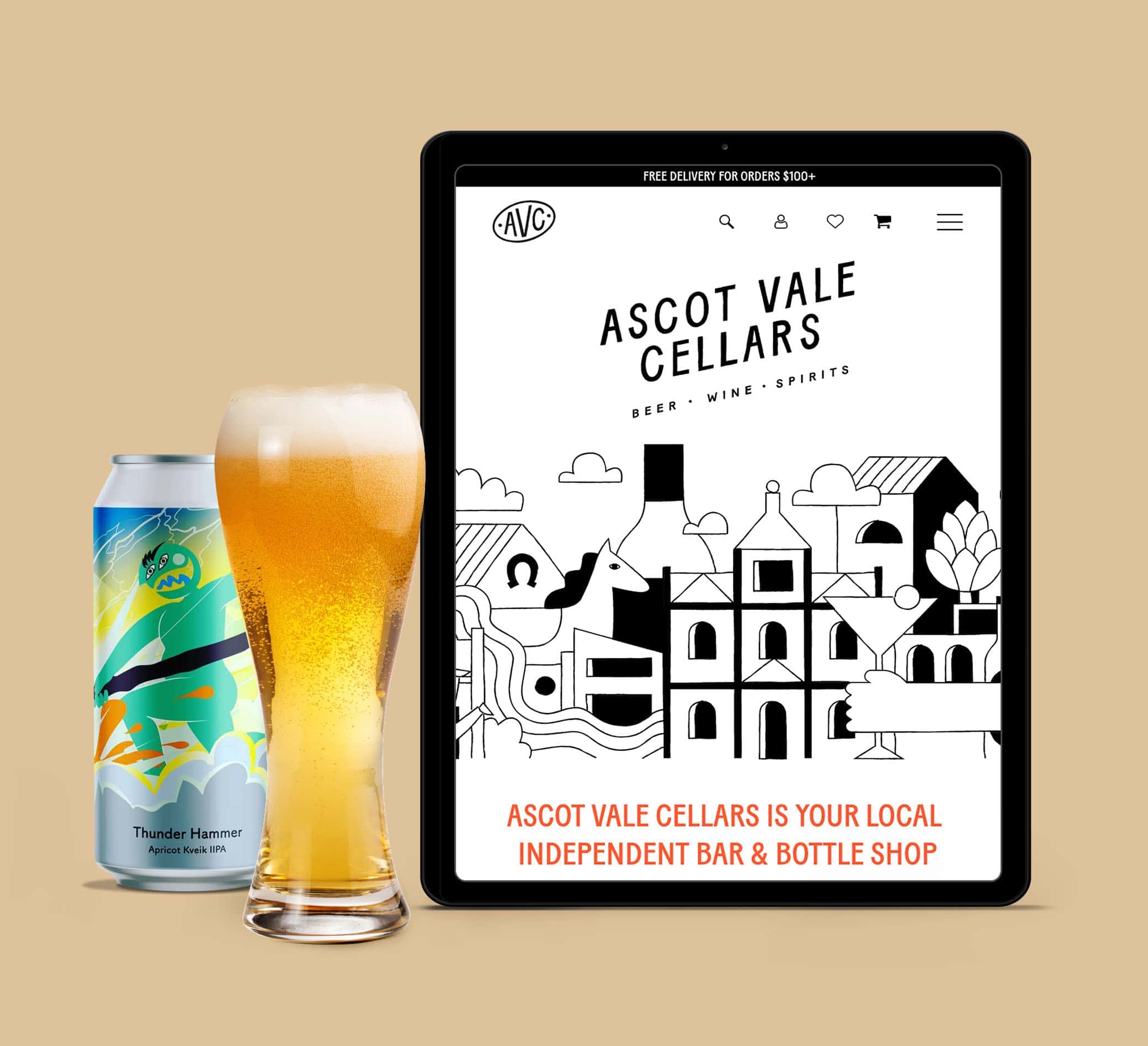 Ascot Vale Cellars Food & Beverage site Fox & Lee
