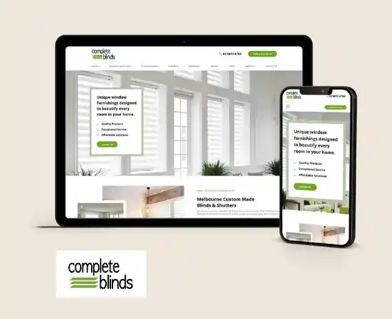 complete blinds melbourne website
